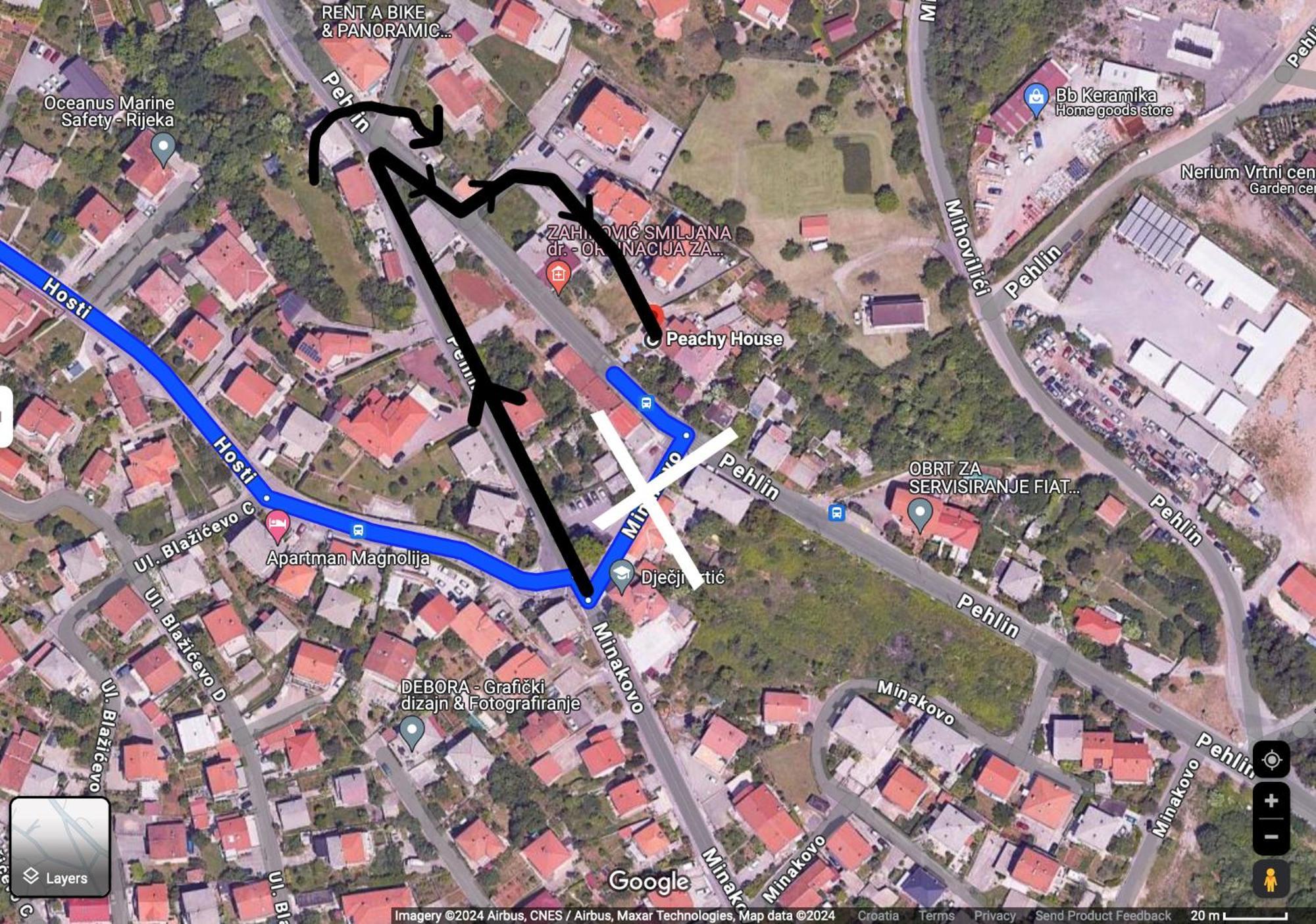Peachy House Apartment Rijeka Ngoại thất bức ảnh
